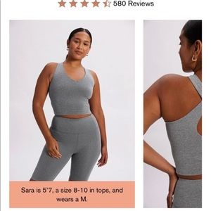 Gravel Heather -Zoe tank, girlfriend collective